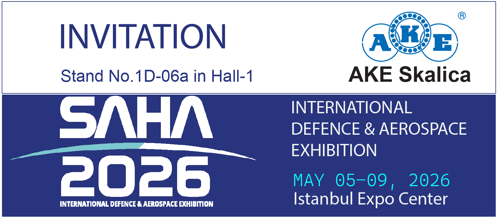 AKE Skalica pozvánka na veľtrh SAHA2026